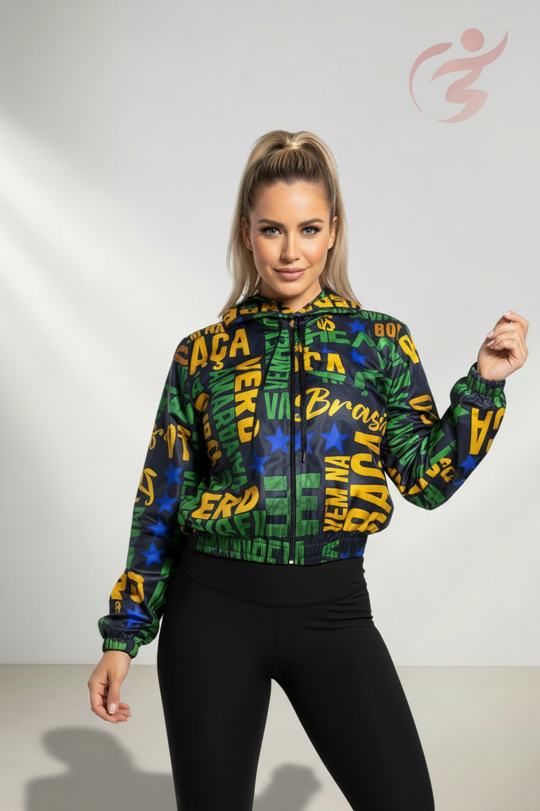 Jaqueta Bomber Corta Vento Feminina Estampada   - Edição Limitada !!