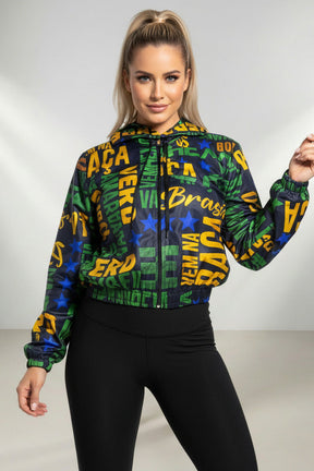 Jaqueta Bomber Corta Vento Feminina Estampada   - Edição Limitada !!