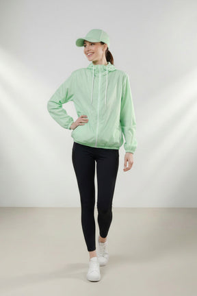 Jaqueta Corta Vento Feminina  – Leve, Repelente à Água, FPU50 – Sportswear