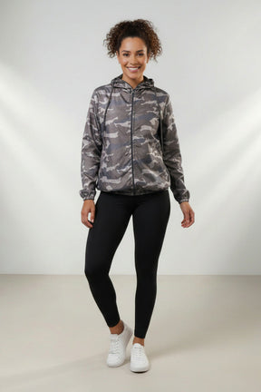 Jaqueta Corta Vento Feminina  – Leve, Repelente à Água, FPU50 – Sportswear