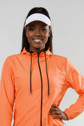 Jaqueta Corta Vento Feminina  – Leve, Repelente à Água, FPU50 – Sportswear