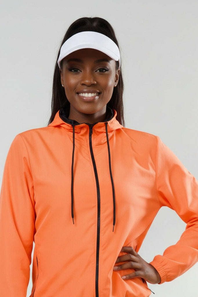 Jaqueta Corta Vento Feminina  – Leve, Repelente à Água, FPU50 – Sportswear