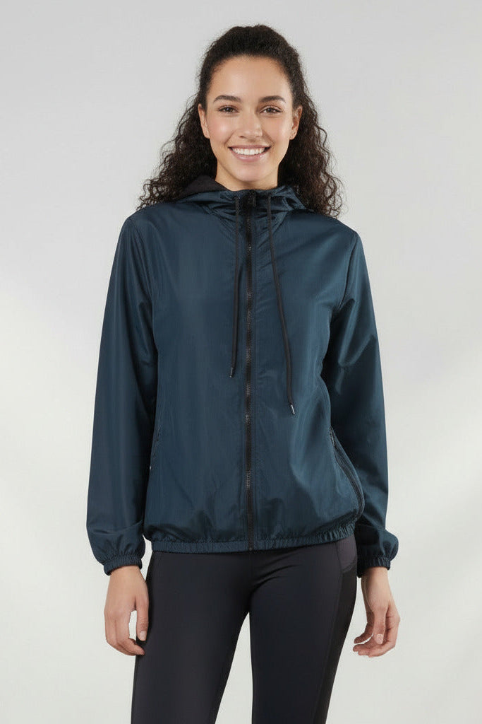 Jaqueta Corta Vento Feminina  – Leve, Repelente à Água, FPU50 – Sportswear