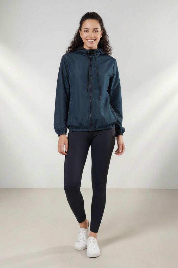 Jaqueta Corta Vento Feminina  – Leve, Repelente à Água, FPU50 – Sportswear