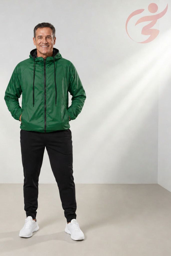 Jaqueta Corta Vento Masculina – Leve, Repelente à Água, FPU50 – Sportswear