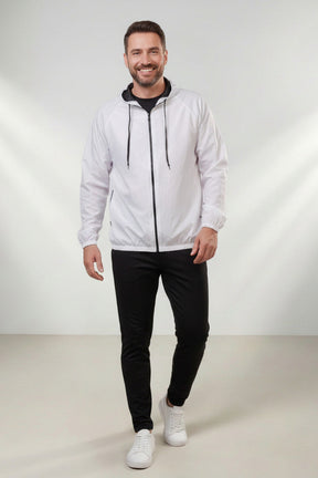 Jaqueta Corta Vento Masculina – Leve, Repelente à Água, FPU50 – Sportswear