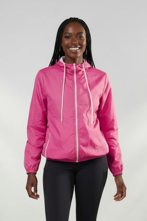 Jaqueta Corta Vento Feminina  – Leve, Repelente à Água, FPU50 – Sportswear