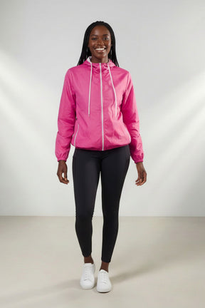 Jaqueta Corta Vento Feminina  – Leve, Repelente à Água, FPU50 – Sportswear