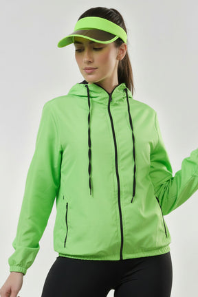 Jaqueta Corta Vento Feminina  – Leve, Repelente à Água, FPU50 – Sportswear