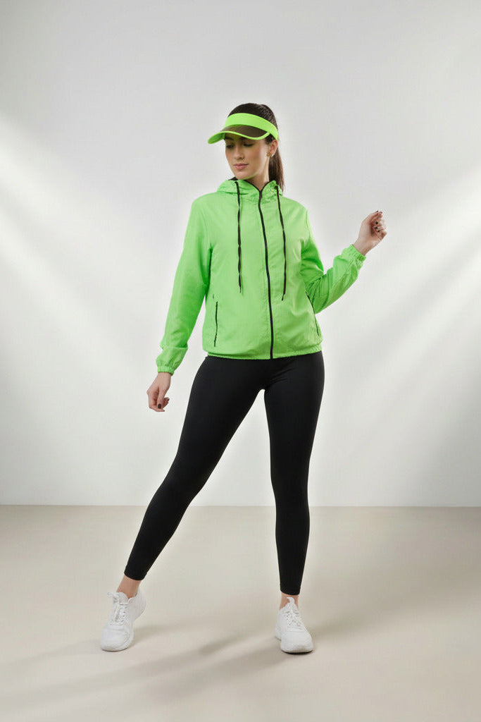 Jaqueta Corta Vento Feminina  – Leve, Repelente à Água, FPU50 – Sportswear
