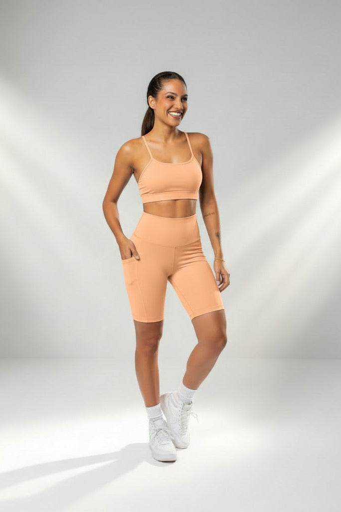 Bermuda Fitness Proteção UV50+ em Poliamida