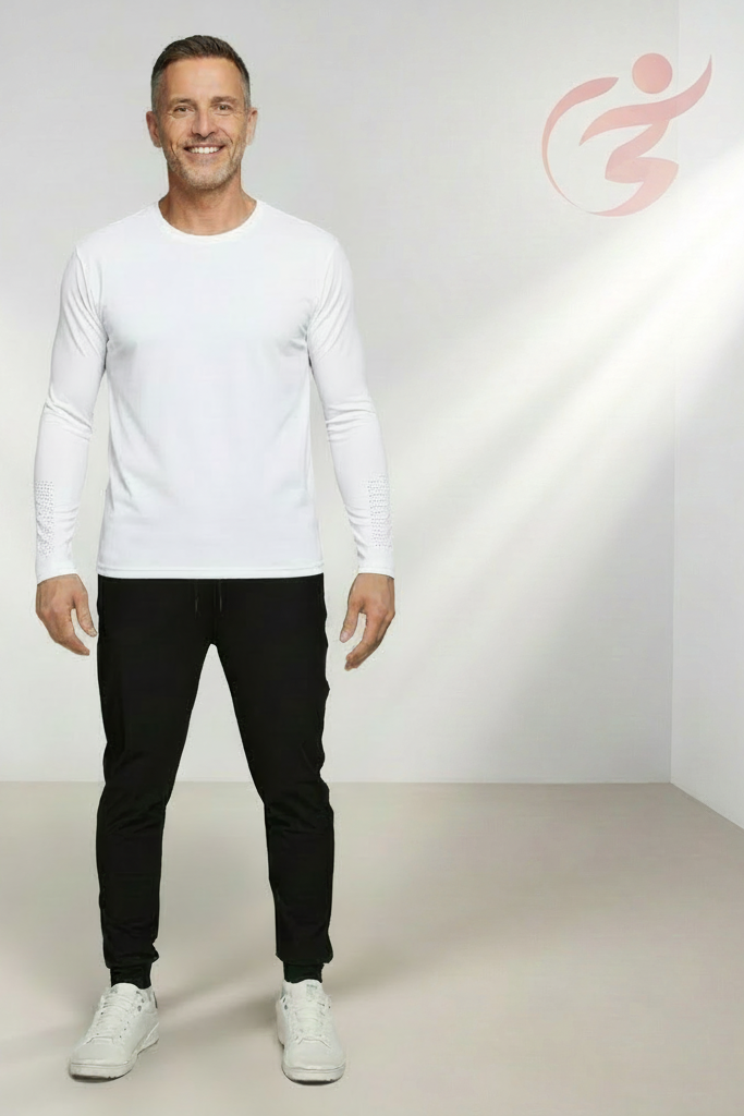 Blusa Térmica Masculina Manga Longa  - Proteção Uv50+ - Poliamida Tecido Gelado