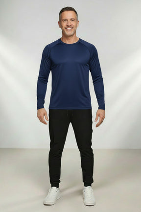 Blusa Térmica Masculina Manga Longa  - Proteção Uv50+ - Poliamida Tecido Gelado