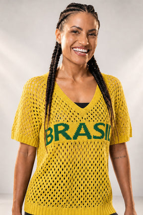 Camiseta em Tricot Copa Brasil