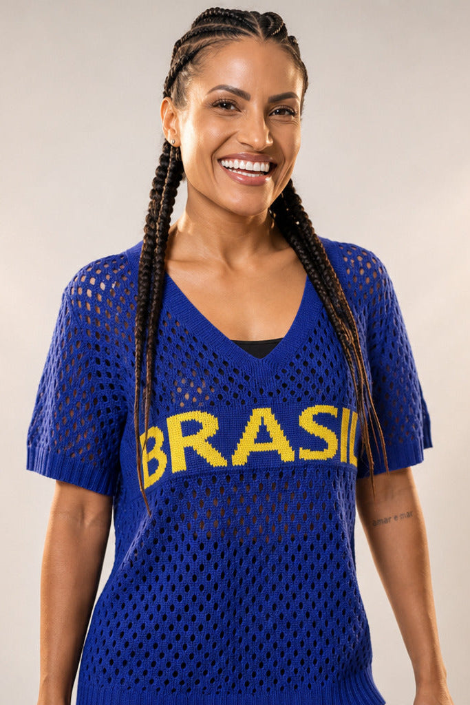 Camiseta em Tricot Copa Brasil