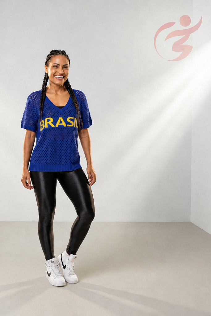 Camiseta em Tricot Copa Brasil