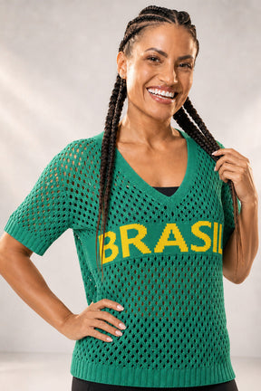 Camiseta em Tricot Copa Brasil