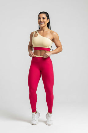 Conjunto Legging e Top Fitness Feminino - Coleção Vértice