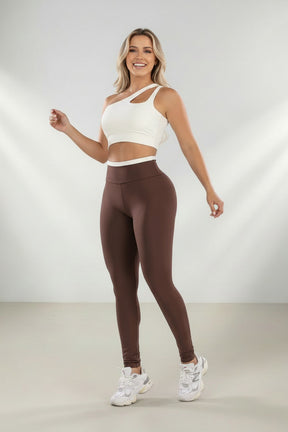 Conjunto Legging e Top Fitness Feminino - Coleção Vértice
