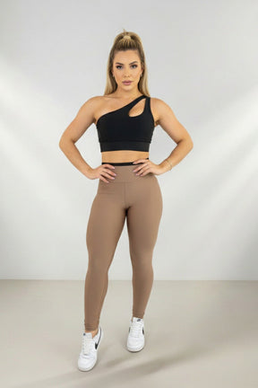 Conjunto Legging e Top Fitness Feminino - Coleção Vértice