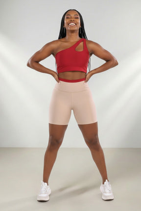 Conjunto Short e Top Fitness Feminino - Coleção Vértice