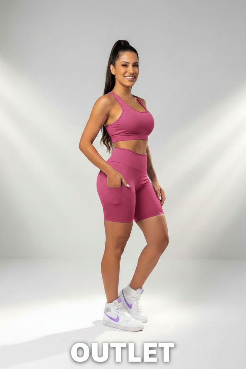Bermuda Fitness Proteção UV50+ em Poliamida (OUTLET)